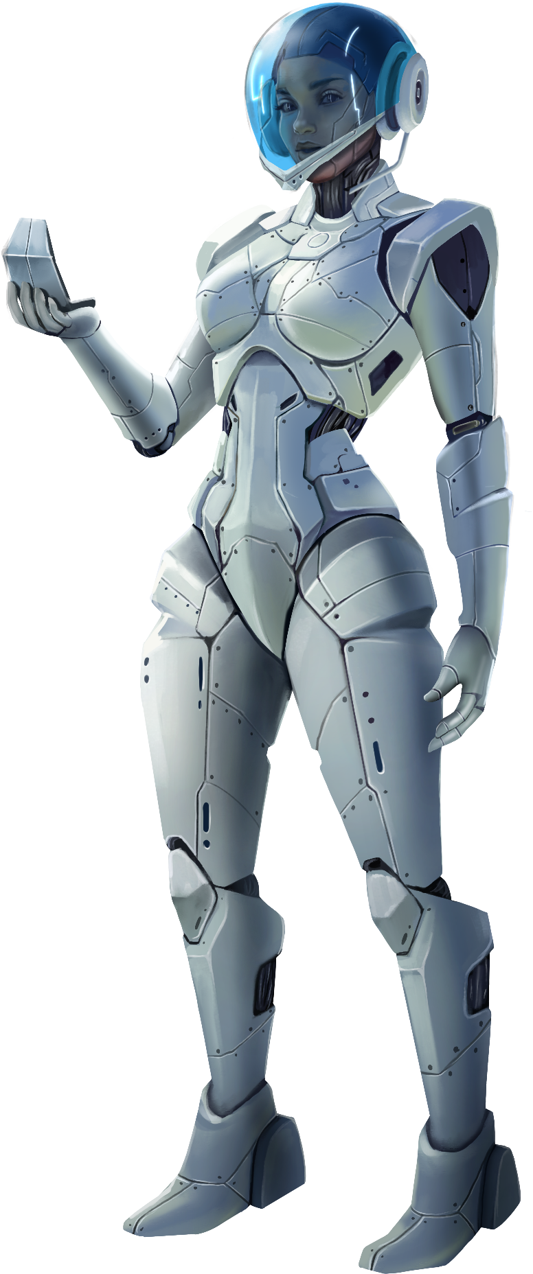 Futuristic AI assistant